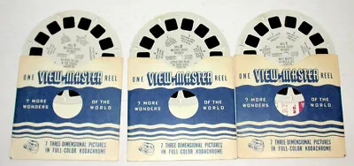 1950 MG-1 -2-3 Mother Goose Rhymes View-Master Reels • $7.31