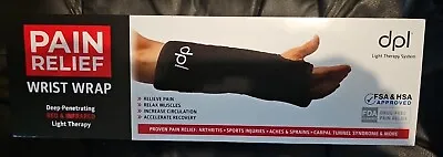  DPL Wrist Wrap Black Pain Relief Light Therapy System BRAND NEW! FREE SHIPPING! • $54.77