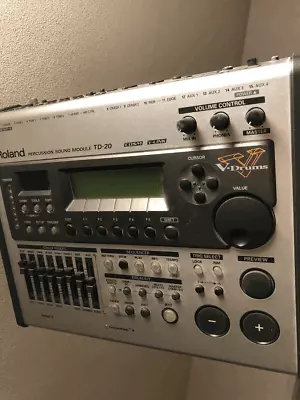 $494 • Buy Roland TD-20 V-Drums Percussion Sound Module Brain Free Shipping