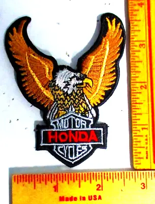  Honda  Patch Vintage Collectible Japanese Motorcycle Biker Emblem Memorabilia • $8.95