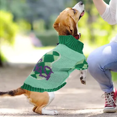 £8.26 • Buy  Adorable Cat Sweater Puppy Warm Clothes Autumn Spring Outfit Pet Costume For