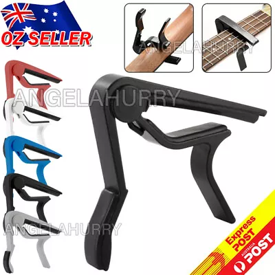 $5.92 • Buy Premium Alloy Capo Quick Change Trigger Clamp For Guitar Banjo Ukulele  NEW