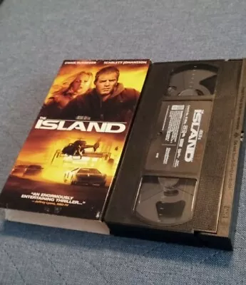 The Island (VHS 2005) Scarlett Johansson & Ewan Mcgregor FREE SHIPPING RARE • $40