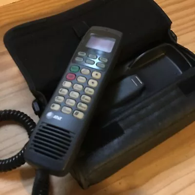 VINTAGE AT&T Car Bag Phone 3045 /3043 Transceiver Transmobile Cellular Telephone • $36.99