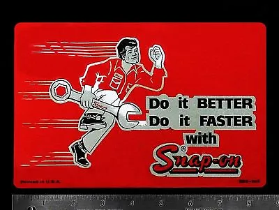NEW Vintage Snap-on Tools Snap On Tool Box Sticker Decal Man Cave Old 60'sSSX543 • $33.64