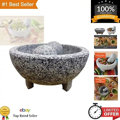 Granite Molcajete Spice Grinder 6-Inch Gray • $27.99