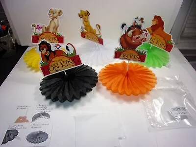 $9.99 • Buy New The Lion King 5 Table Top Birthday Party Decorations All Characters Pumba