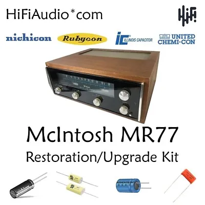 McIntosh MR77 Tuner Restoration Recap Repair Service Rebuild Kit Capacitor • $95