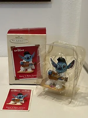 Hallmark Keepsake Disney Rock N' Roll Stitch Elvis Lilo Ornament 2003 *RARE*-NEW • $22.50