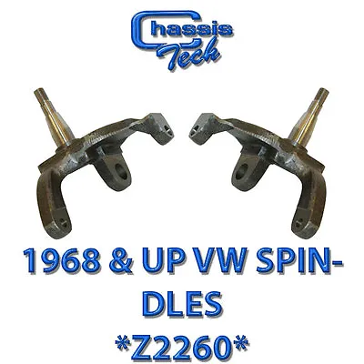 1968-Up     Z2260 Spindles  Drop 1/2  VW Beetle Disc  Brakes • $92.70