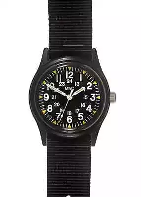 MWC Classic 1960s/70s Pattern Black Vietnam War Watch On Matching Webbing Strap • $52.50