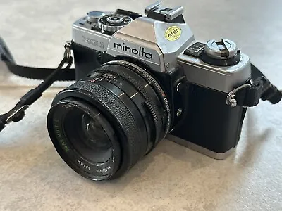 Vintage Minolta XG-1 Camera With Tamron 52mm Lens Strap Konia Film BBAR Multi C • $39.99