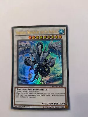 Trishula Dragon Of The Ice Barrier DUDE-EN014 Ultra Rare Yu-Gi-Oh Card  • £0.89