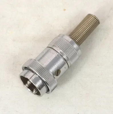 1 Used Vintage Amphenol 3-Pin Male Microphone Connector Plug 91-MC3M • $39.99