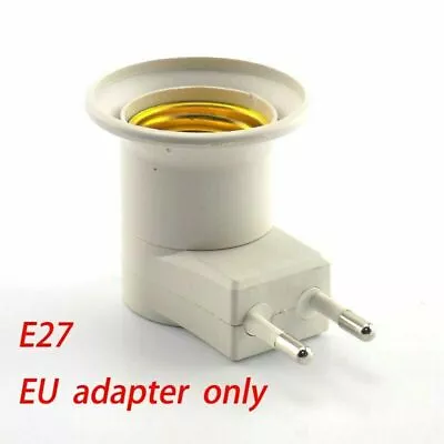 Motion Sensor E27 Lamp Base Holder With Light Control Switch Bulb Socket Adapter • $3.49