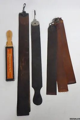 Lot Of Vintage Razor Strops - Leather Read Edge Pike Gibford • $100