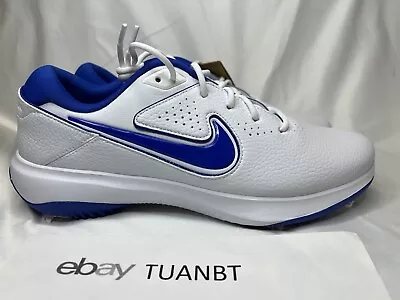 BRAND NEW Nike Victory Pro 3 Golf Cleats Shoes White Royal Blue DV6800-140 Mens • $57.99