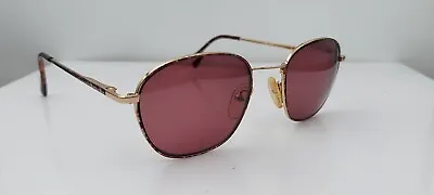 Vintage Halston 311 Brown Gold Oval Sunglasses FRAMES ONLY  • $15.60