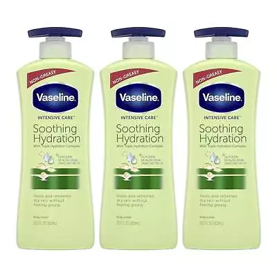 Vaseline Intensive Care Soothing Hydration Lotion 20.3oz (600ml) (Pack Of 3) • $29.99