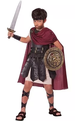 Spartan Warrior Roman Gladiator Child Boys Dress Up Book Week Greek Costume • $61.99