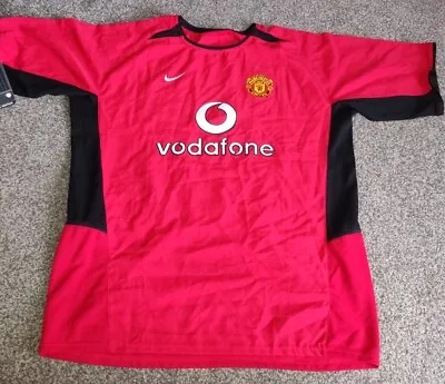 £24.99 • Buy Manchester United FC Home Kit 2002/03 Nike Size XL BNWT