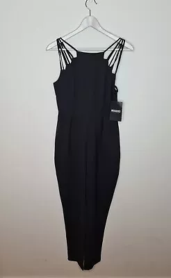 Missguided Black Jumpsuit Size 8 BNWT • £0.99