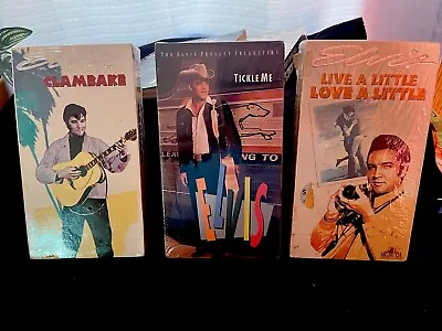 Bundle Items Vintage Vhs Elvis Movies Brand New “Never Open “& Much More • $250