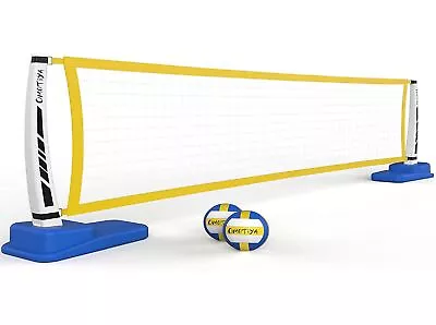 OMOTIYA Pool Volleyball Net Set With Base Net Volleyballs And Pump 39inch X 256i • $69.99