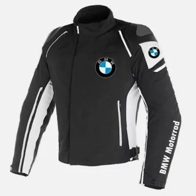 Bmw Motorcycle Motorbike Leather Jacket Racing Biker Jacket Ce Armour All Size • $134.99