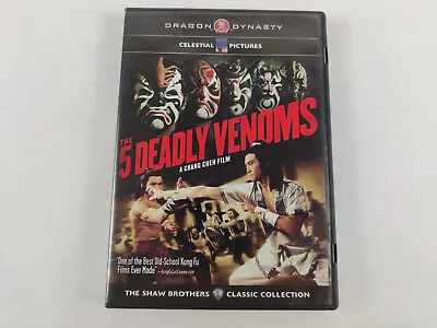 THE 5 DEADLY VENOMS - Dragon Dynasty SHAW BROTHERS DVD • $8.35