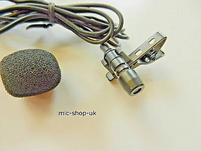 £19.95 • Buy Cardioid Lapel Lavalier Microphone Compatible Sony UTX UWP WRT ZTX Wireless Mic