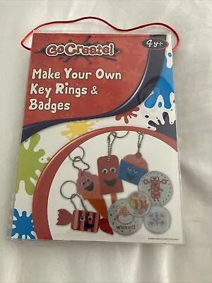 £4.99 • Buy Go Create. Make Your Own Keyrings & Badges