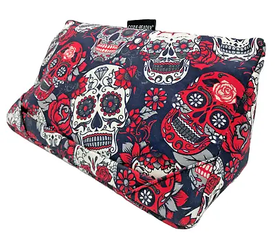 I-Pad Cushion Tablet Pillow Kindle Holder Rest Skulls Roses Tattoo Gift • £18.99