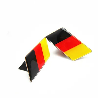$9.96 • Buy 1x Germany Flag Car Resin Front Grille Grill Emblem Badge Sticker For Volkswagen
