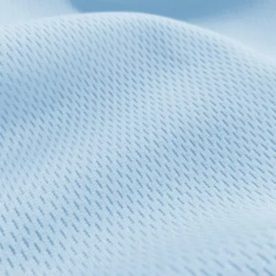 Sky Blue  Flat Back Dimple Mesh Athletic Uniform Jersey Fabric - 58  Wide • $94.95