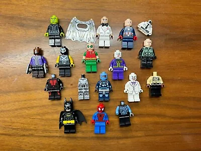 Lego Marvel DC Superheroes Job Lot Bundle Of 16 Incomplete Figures RARE • £23