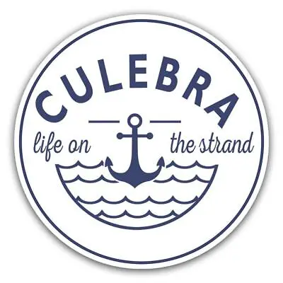 £3.87 • Buy Gift Sticker : Culebra Life On The Strand Beach Travel Souvenir Puerto Rico
