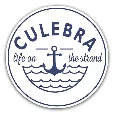 £3.87 • Buy Gift Sticker : Culebra Life On The Strand Beach Travel Souvenir Puerto Rico