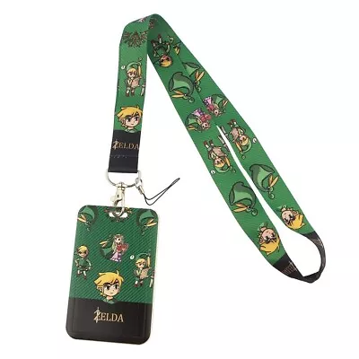 The Legend Of Zelda Game Series Link Character Lanyard With ID Badge Holder • $7.99