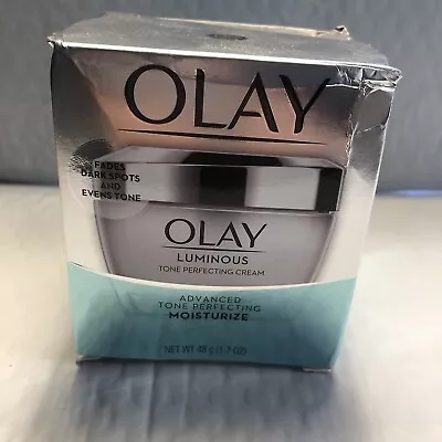 Olay Luminous Tone Perfecting Cream Moisturizer 1.7oz Damage Box • $42.72