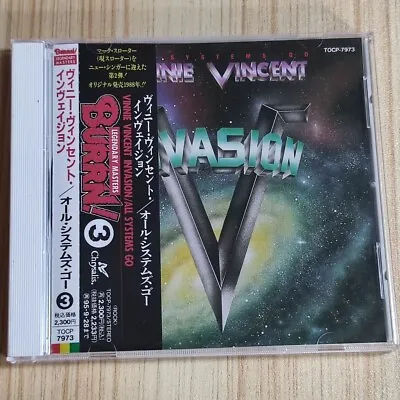 Vinnie Vincent Invasion – All Systems Go	JAPAN CD (TOCP-7973)	+BONUS	HAIR METAL • $38