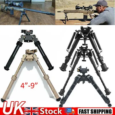 6 -9  Adjustable Bipod QD Tactical Air Rifle Bipod Metal Spring Swivel Hunting~ • £16.99