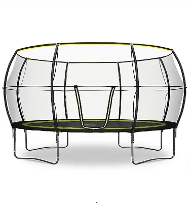 Rebo 14FT Base Jump Trampoline With Halo II Enclosure • £375.99