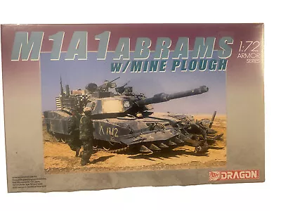 NEW Factory Sealed M1A1 Abrams W/mine Plough 1/72 Armor Series • $24.95