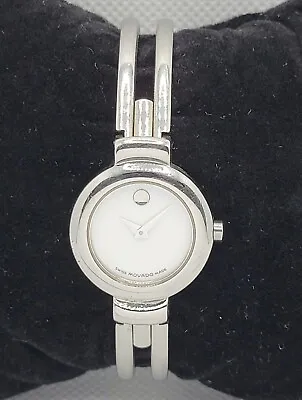 Ladies Movado Swiss Harmony Mother Of Pearl Dial Bangle Watch 84 A1 809 A J4 • $124.99