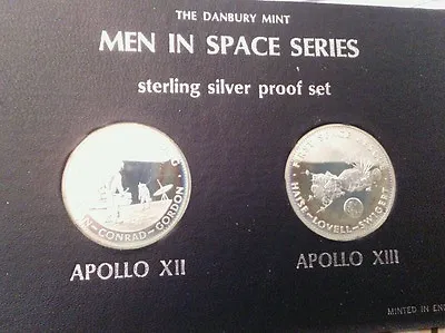 Men In Space Commemorative Medals Silver Prf Set W/cracked Case • $44.79