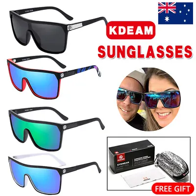 $24.50 • Buy Large Frame Sunglasses Polarized Glasses Sports Driving Fishing Eyewear KDEAM