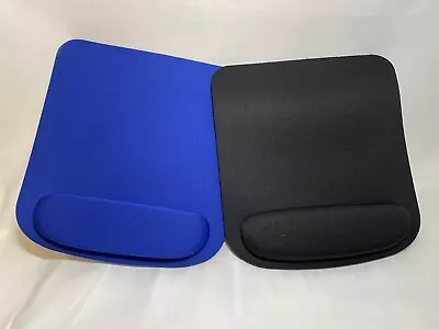 Mouse Pad With Wrist Rest Support Laptop PC Computer Blue/Black • $7