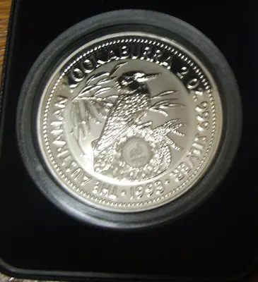 Australia 1993 Kookaburra 2oz Silver Coin 2 Dollar Emu  Privy • $134.95