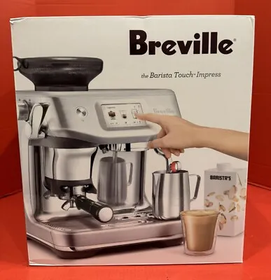 Breville Barista Touch Impress - Espresso Machine With Burr Grinder - New In Box • $999.95